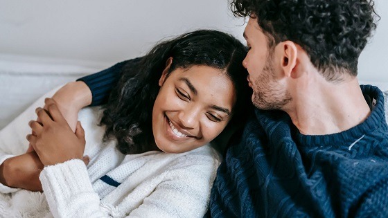 A happy couple practicing best communication strategies