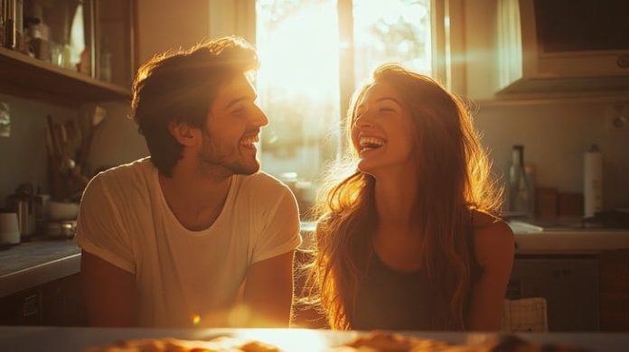 Use humor in flirting