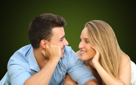 man and woman keeping open body language