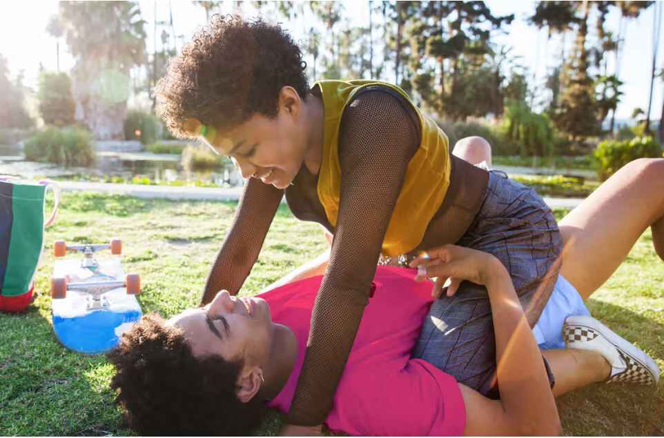 a cuple having quality time which is one of the love languages
