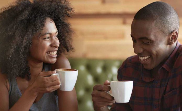 First date cover A Cple on a ving gone from texting to a datet