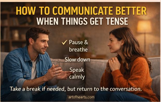 how tp communicate with my girlfriend when things get tense