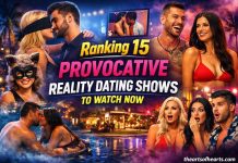 Ranking 15 Provocative Dating Reality Shows to Watch Now a poster for an article ranking the best dating reality shows to watch now