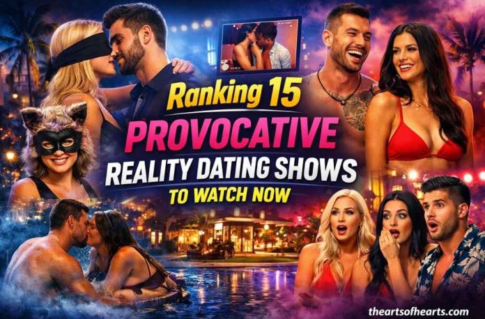 a poster for an article ranking the best dating reality shows to watch now