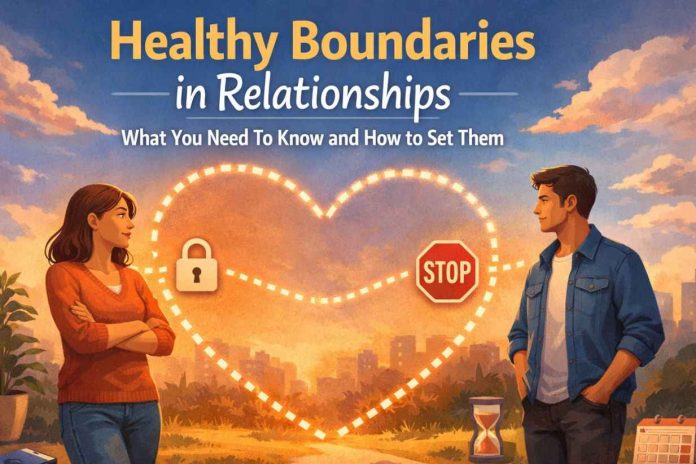 healthy boundaries in a relationship illustration